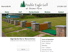 Tablet Screenshot of golfatdoubleeagle.com